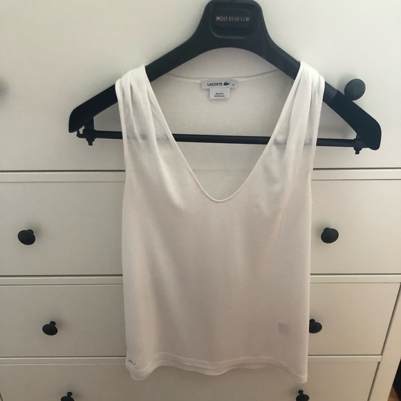 Lacoste Tops - 🐊Lacoste linen tank top